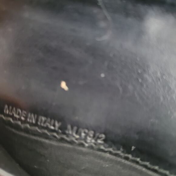 Celine Vintage Trifold Leather Large Wallet Macadam Brown Black Long Logo Design - Picture 8 of 14